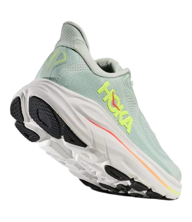 Hoka one one W Clifton 10  Sea Glass/Neon Flame