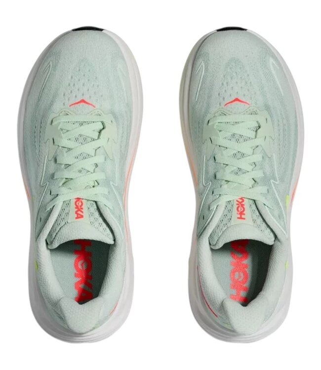 Hoka one one W Clifton 10  Sea Glass/Neon Flame