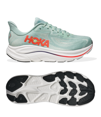 Hoka one one M Clifton 10 Sage/Neon/Flame