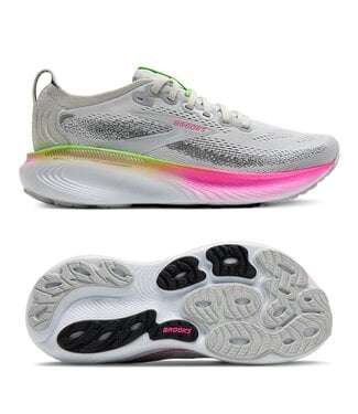 Brooks Adrenaline GTS 25 Women Wide Oyster/Pink/Green