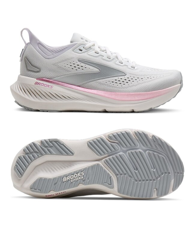 Brooks Glycerin 23 Women White/Harbor Mist/Metallic
