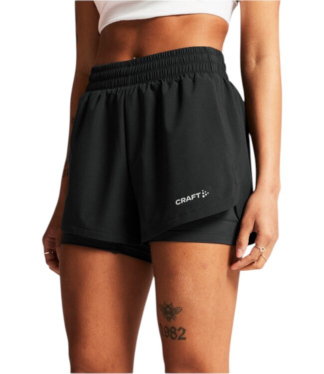 Craft Advance Essence 2-in-1 short 2 W Black