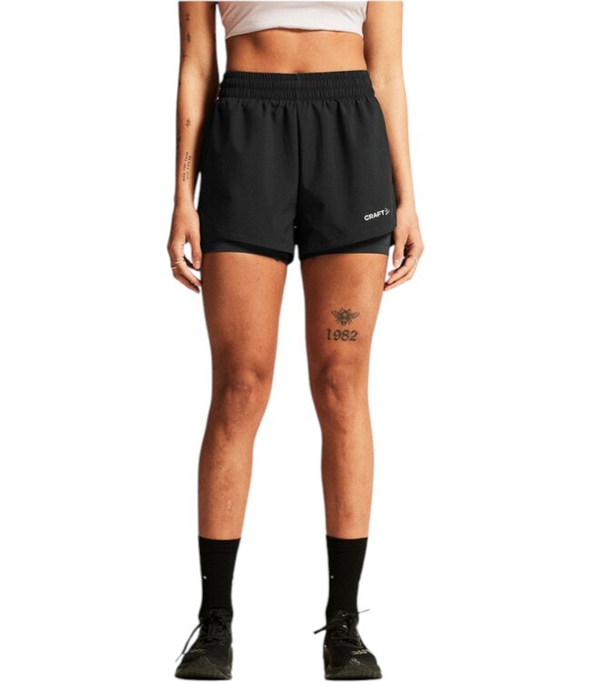 Craft Advance Essence 2-in-1 short 2 W Black