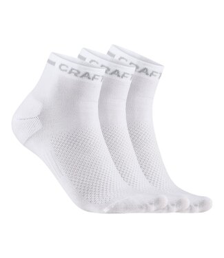 Craft Active Mid Sock 3-Pack White