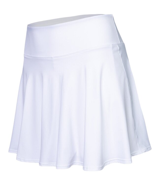 Indian maharadja Women Flowing Skirt White