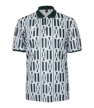 Indian maharadja Men Pique Printed Polo Hunter Green