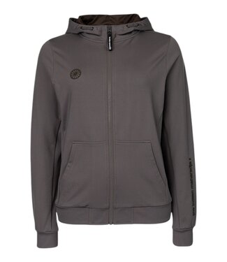 Indian maharadja Women Hooded Jacket Walnut