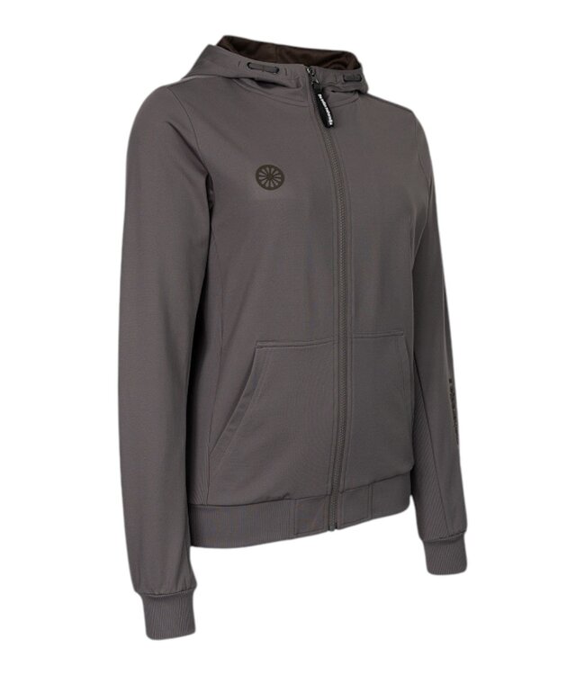 Indian maharadja Women Hooded Jacket Walnut