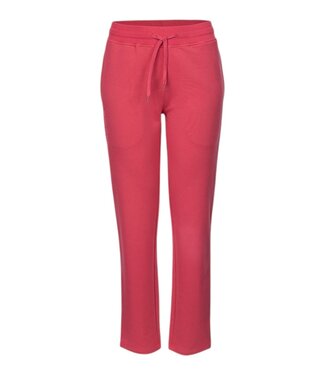 the indian maharadja Women Cotton Track Pant Berry Rose