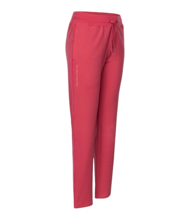 the indian maharadja Women Cotton Track Pant Berry Rose