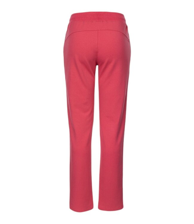 the indian maharadja Women Cotton Track Pant Berry Rose