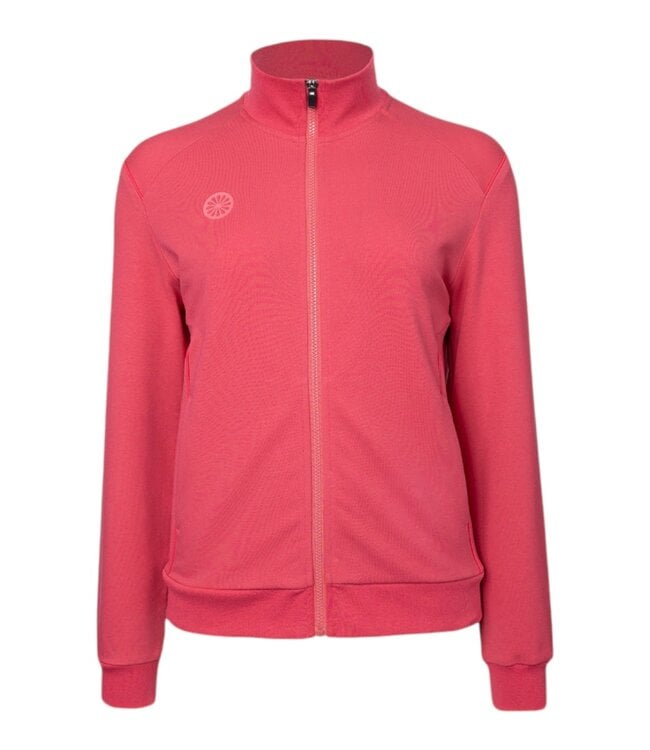 the indian maharadja Women Cotton Track Jacket Berry Rose