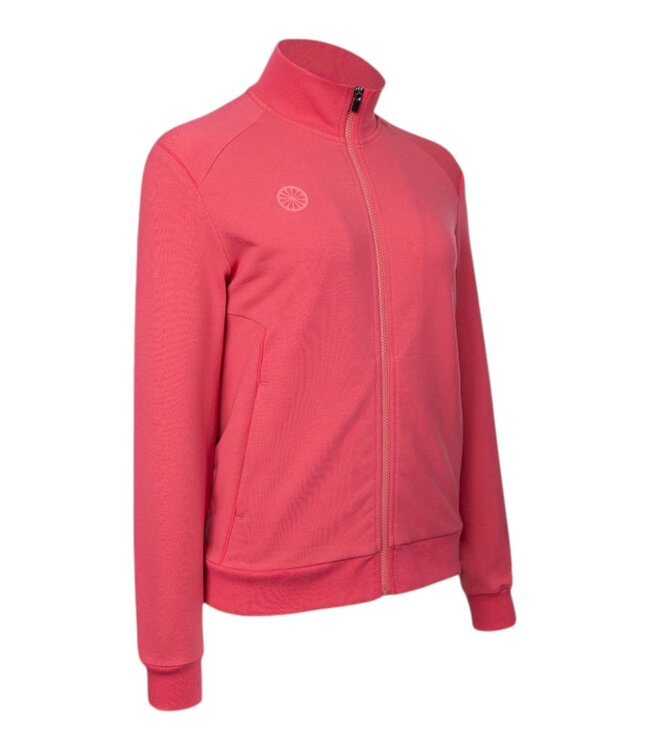 the indian maharadja Women Cotton Track Jacket Berry Rose