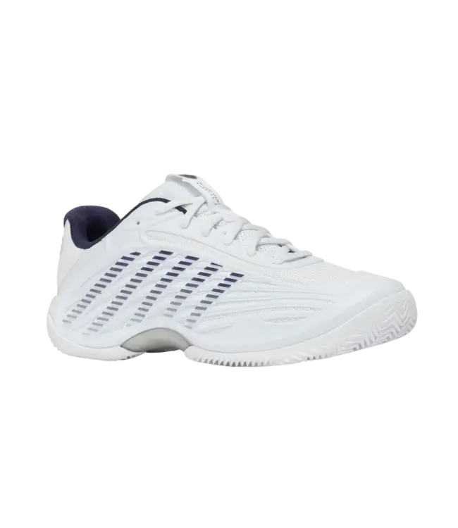 K-Swiss Men Hypercourt Express 3 Clay WHITE/PEACOAT/SILVER