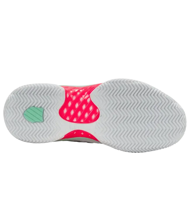 K-Swiss Hypercourt Expres2 Clay White-Pink-Black dames