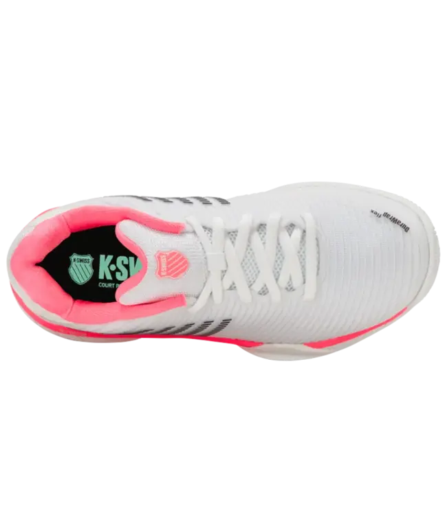 K-Swiss Hypercourt Expres2 Clay White-Pink-Black dames