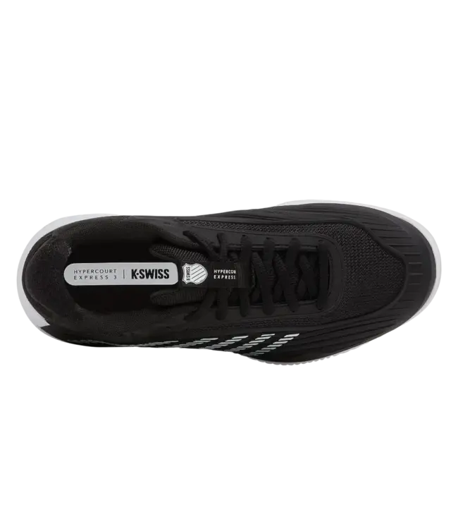 K-Swiss Hypercourt Express 3 CLAY W Black/White