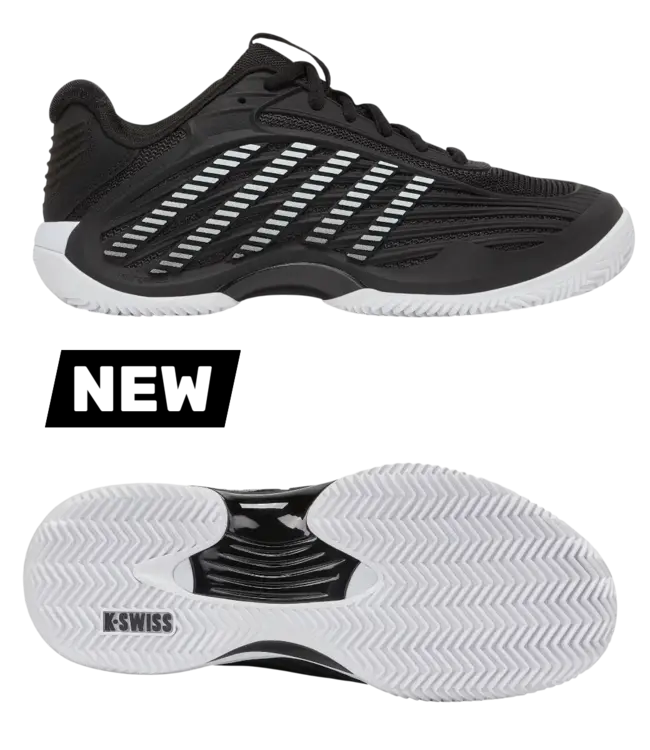 K-Swiss Hypercourt Express 3 CLAY W Black/White