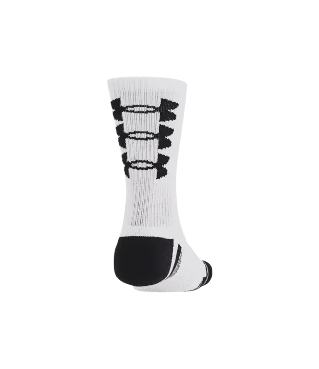 Under Armour Performance Tech Unisex Crew Socks 3-pack White