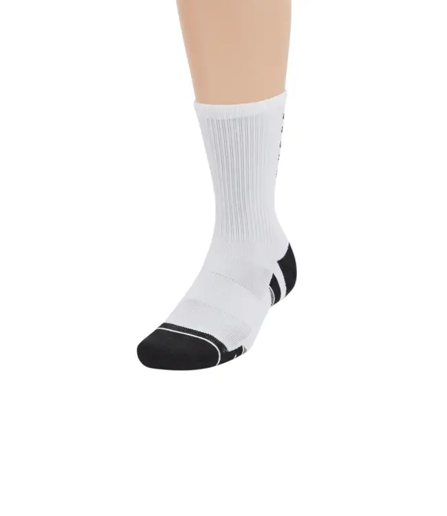 Under Armour Performance Tech Unisex Crew Socks 3-pack White