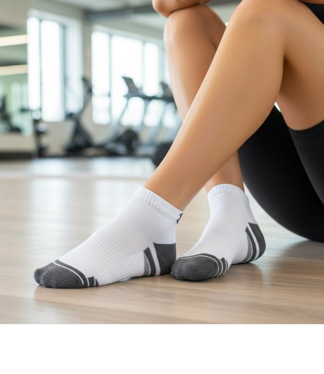 Under Armour Performance Tech Unisex Low Cut Socks 3-pack White