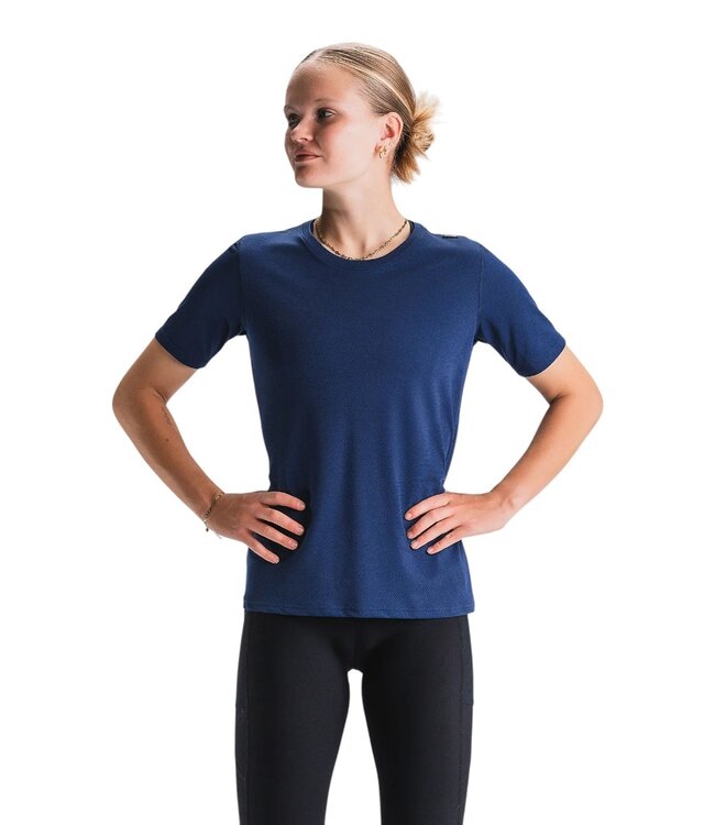 Fusion Womens Tempo One Run T-Shirt Night Blue