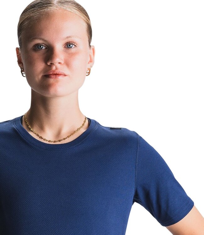 Fusion Womens Tempo One Run T-Shirt Night Blue