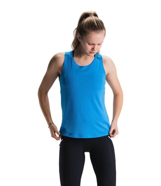 Fusion Womens Tempo One Run Singlet Surf Blue