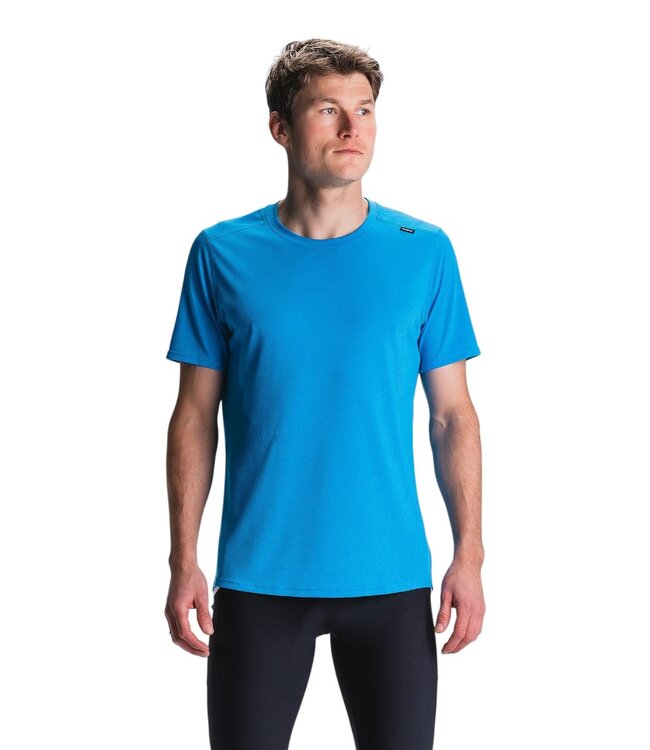 Fusion Mens Tempo One Run T-Shirt Surf Blue