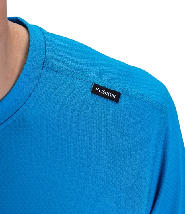 Fusion Mens Tempo One Run T-Shirt Surf Blue