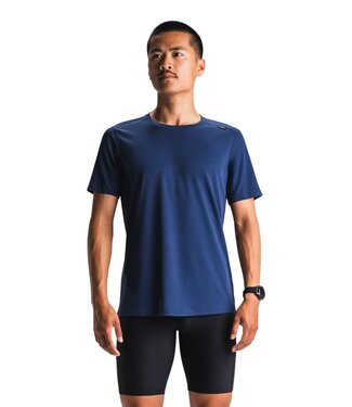 Fusion Mens Tempo One Run T-Shirt Night Blue