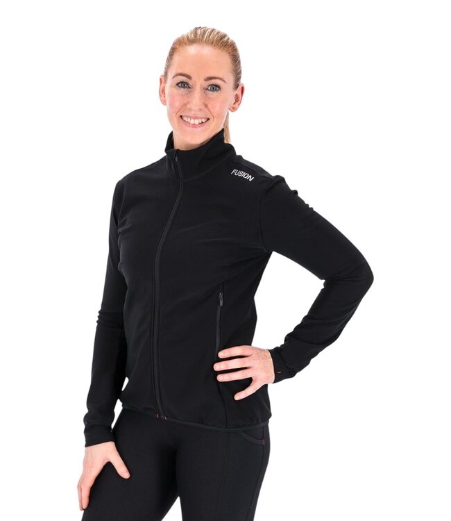 Fusion Womens Recharge Full Zip Black