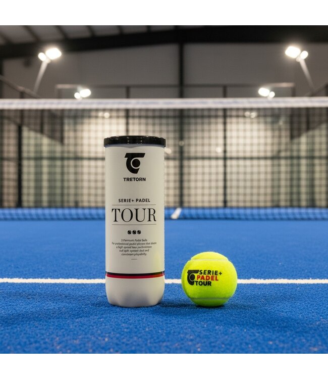 Serie + Padel Tour ballen 3-tin