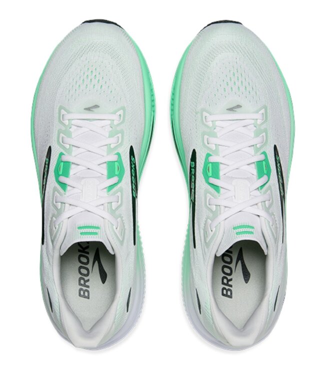 Brooks Ghost 18 Men White/Spring Bud/Spruce