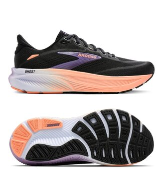 Brooks Ghost 18 W Black/Mulled Grape/Peach