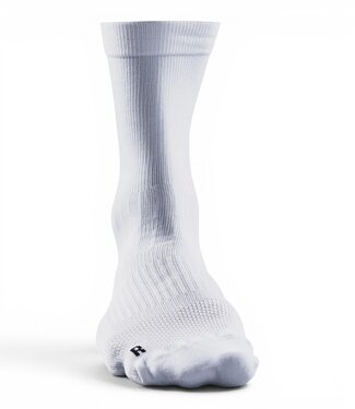 Fusion Men's TEMPO! TWO Run Sock White