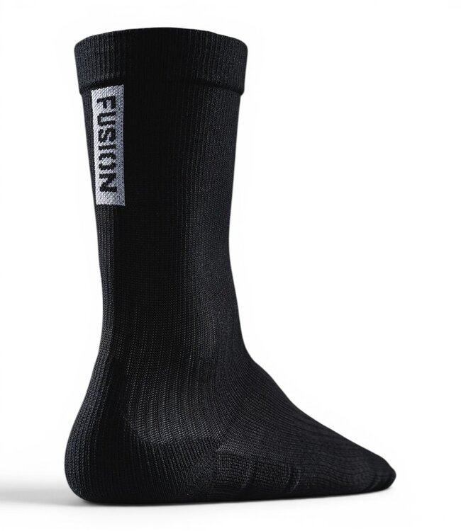 Fusion Men's TEMPO! TWO Run Sock Black