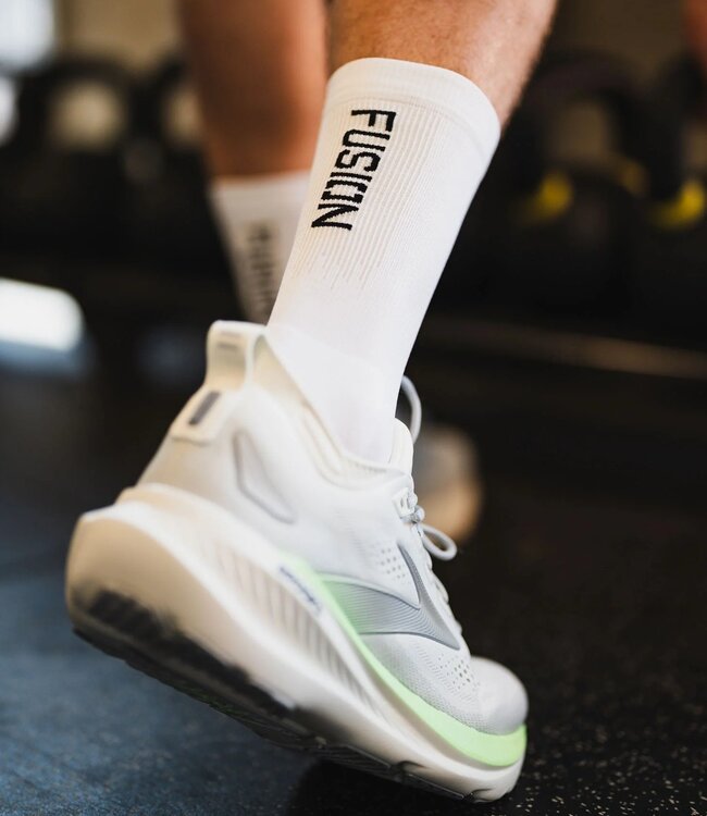 Fusion TEMPO! ONE Run Sock White