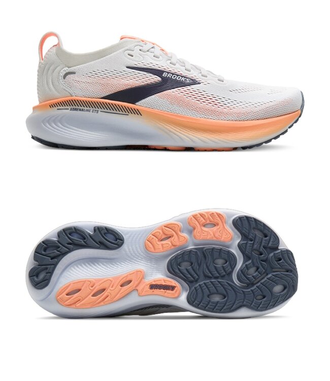 Brooks Adrenaline GTS 25 Women Oyster Mushroom/Peach/Grape