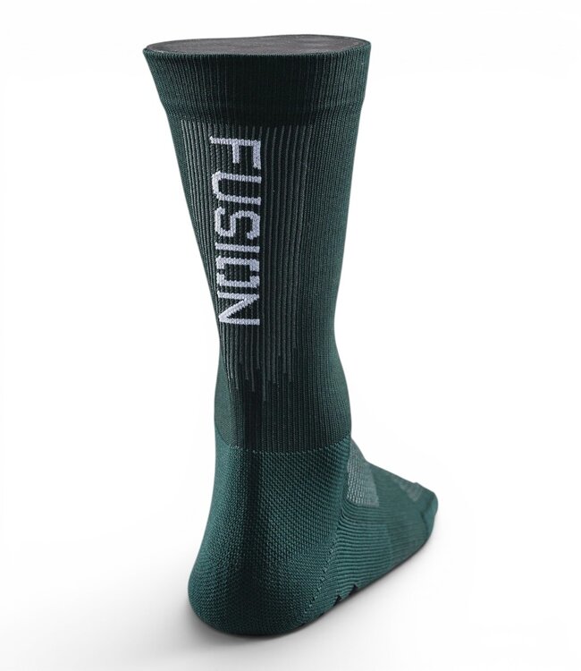 Fusion TEMPO! ONE Run Sock Race Green