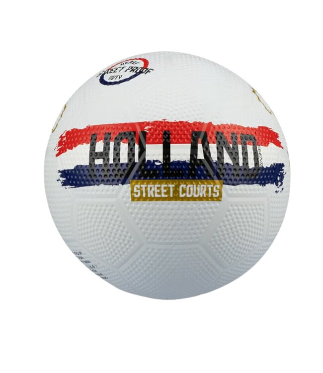 Straatvoetbal Holland Wit