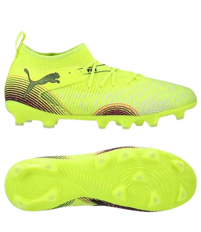 Puma Future 8 Match FG/AG  jr. Yellow-Black-Sunstruck