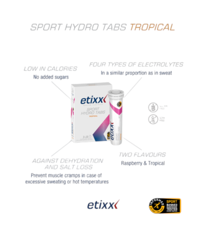 Etixx Sport Hydro Tabs Tropical
