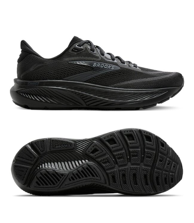 Brooks Ghost 18 Men Wide 2E Black/Black/Ebony