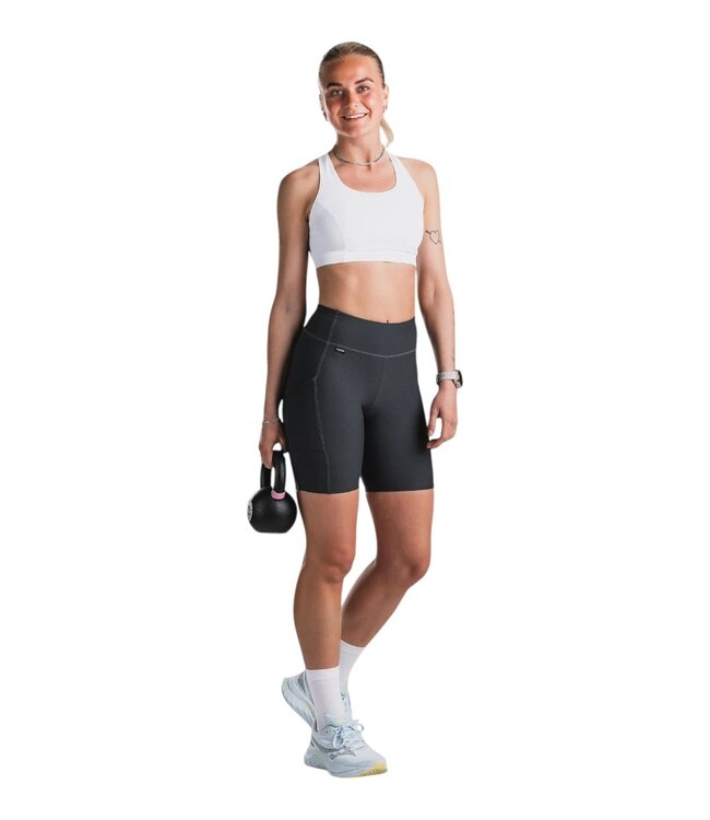 Fusion Womens Short Training Tights Grey