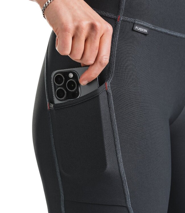 Fusion Womens Short Training Tights Grey