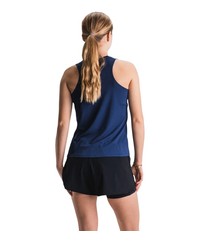 Fusion Womens Tempo One Run Singlet Night Blue