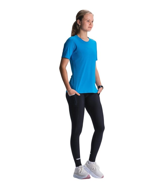 Fusion Womens Tempo One Run T-Shirt Surf Blue