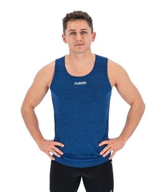 Fusion Mens C3 Singlet Night Blue
