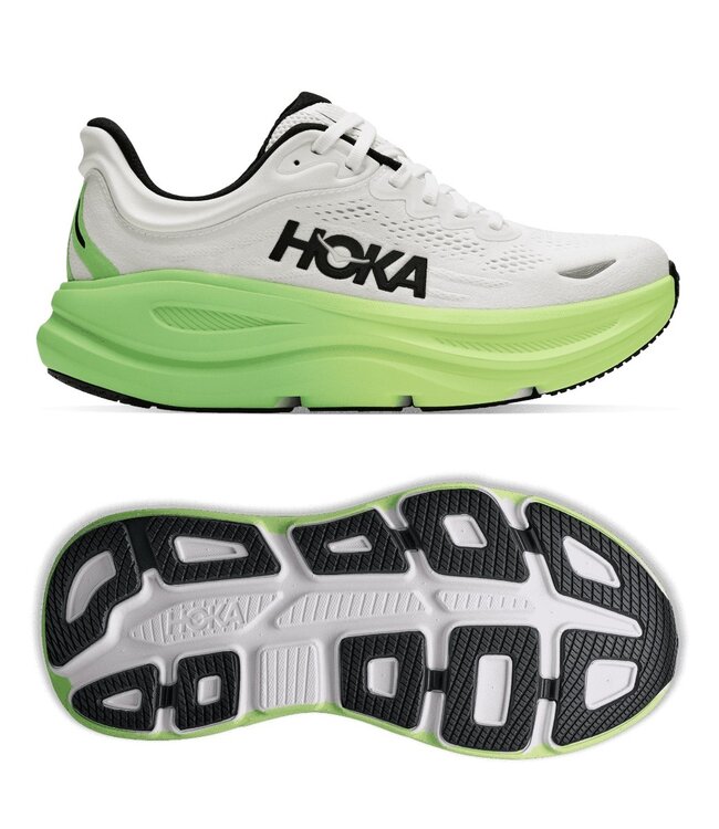 Hoka one one W Bondi 9 Wide White Tart Apple